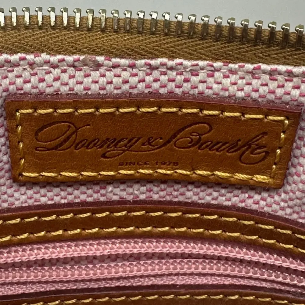 Dooney & Bourke Azure Pebble Leather Hobo w/Cotton Lining  (selling as is) - Picture 11 of 16